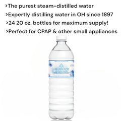 CM Concepts 20oz bottles in case, convenient for home or travel.