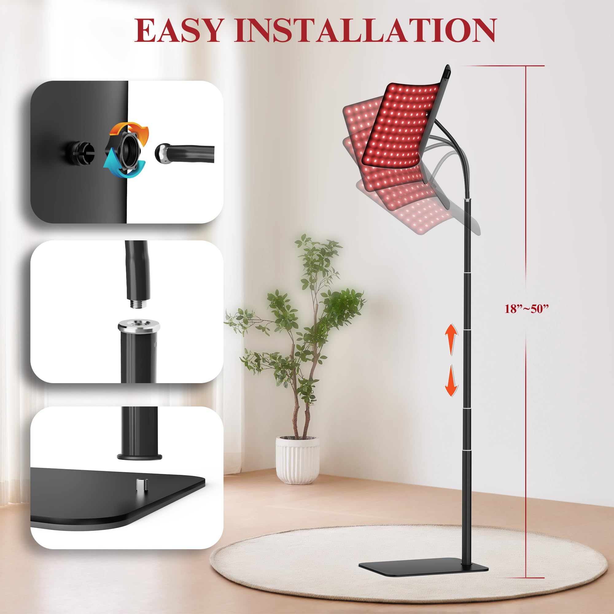 CMICE adjustable brightness from 20 to 100 percent for comfort