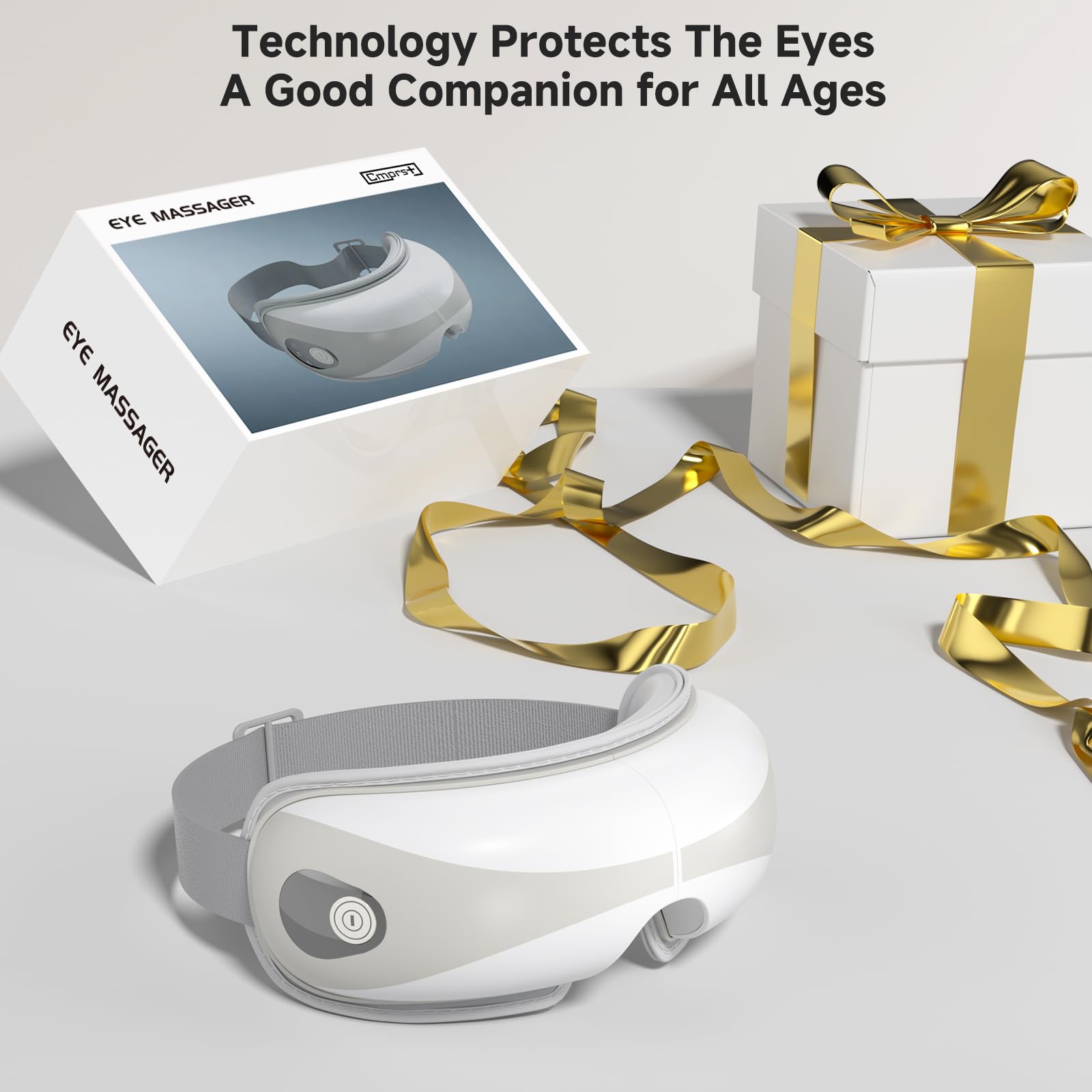 Cmprst Eye Massager aids with dry-eye relief and refreshing feel.