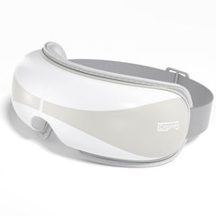 Cmprst Eye Massager with heat on provides soothing relief for tired eyes.