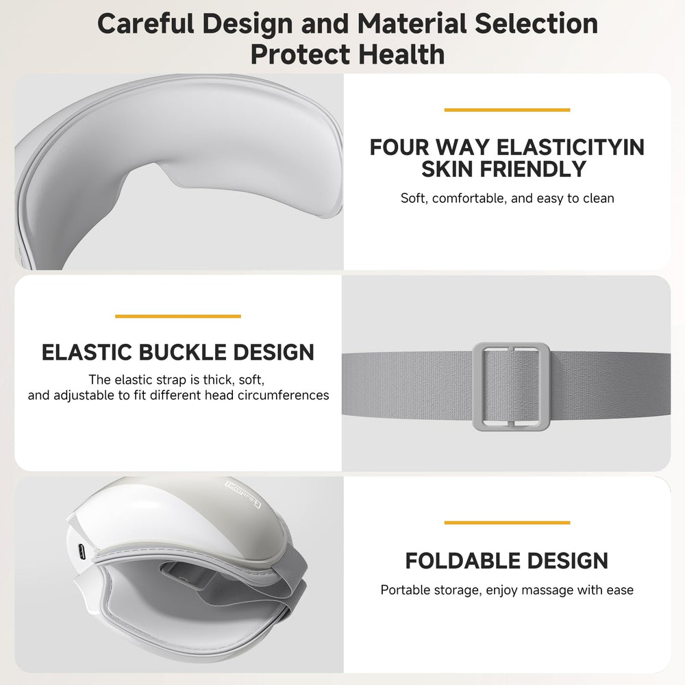 Cmprst Eye Massager portable design supports on-the-go eye care.