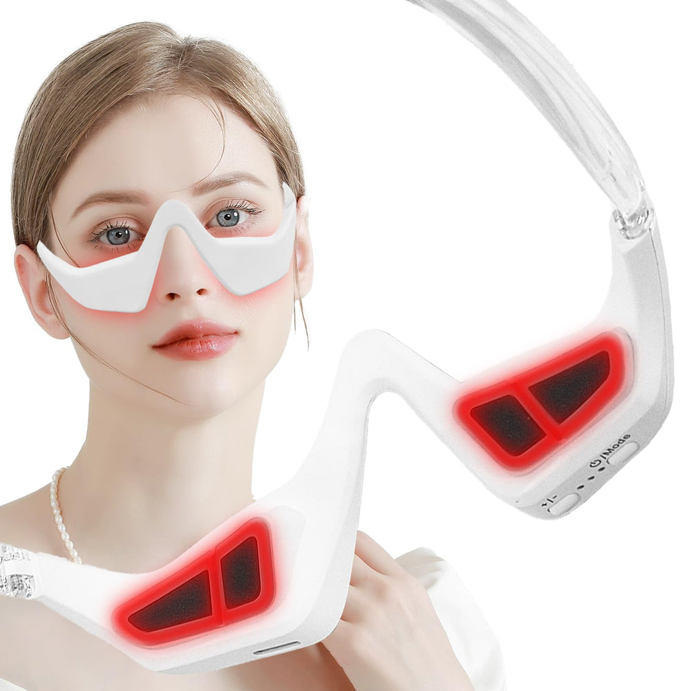CNBHEABY under-eye red light device close-up for precise treatment