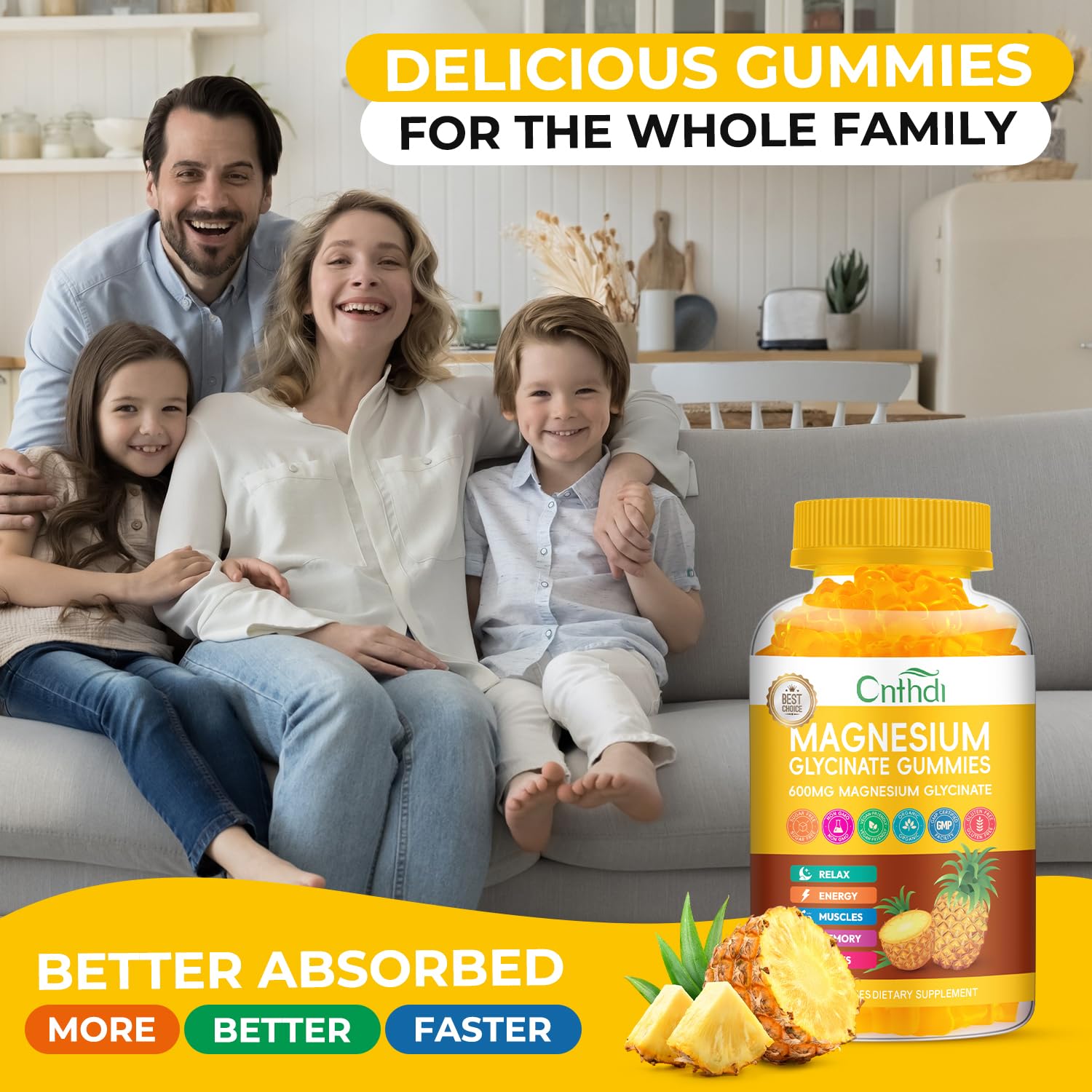 CNFHDI bottle label notes CoQ10 and calcium for synergy.