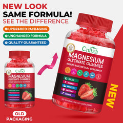 CNFHDI magnesium glycinate gummies daily-dose depiction suggests simple routine.