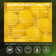CNFHDI Creatine Gummies lifestyle shot evoking energy and resilience.