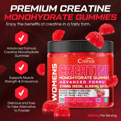 CNFHDI Creatine Gummies package close-up highlighting vegan ingredients