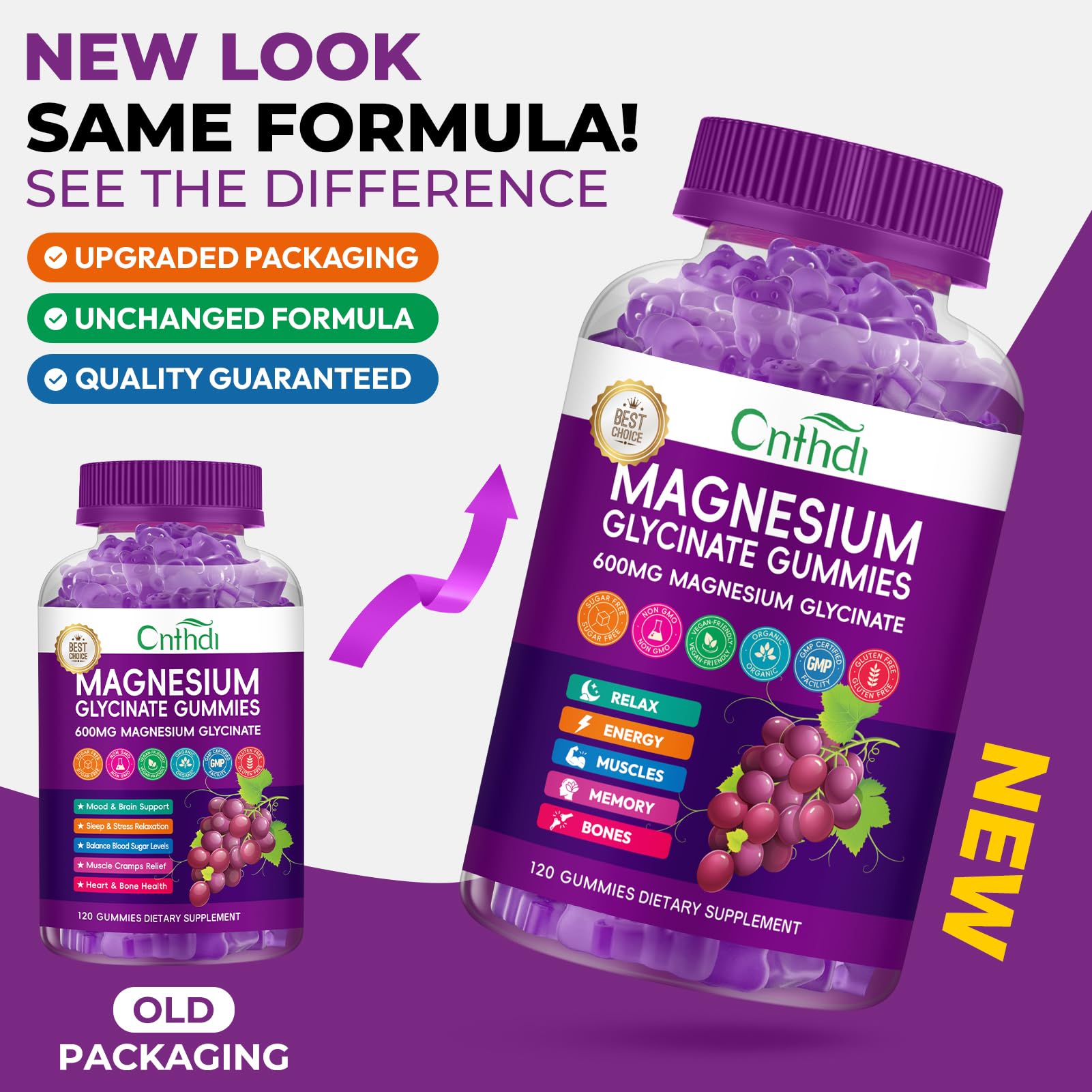 CNFHDI daily-dosing on counter emphasizes convenient daily formula.