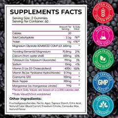 CNFHDI Blackberry flavor gummies, easy chew for stress relief and better sleep.