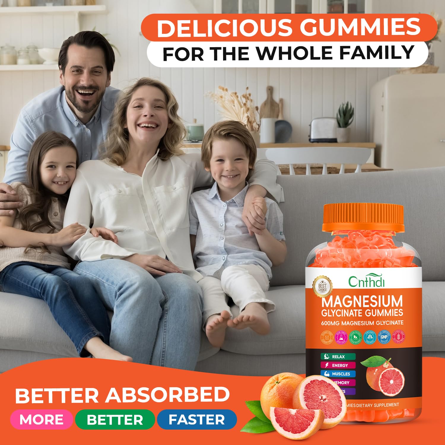 CNFHDI magnesium gummies are ready for your daily two-gummy dose.