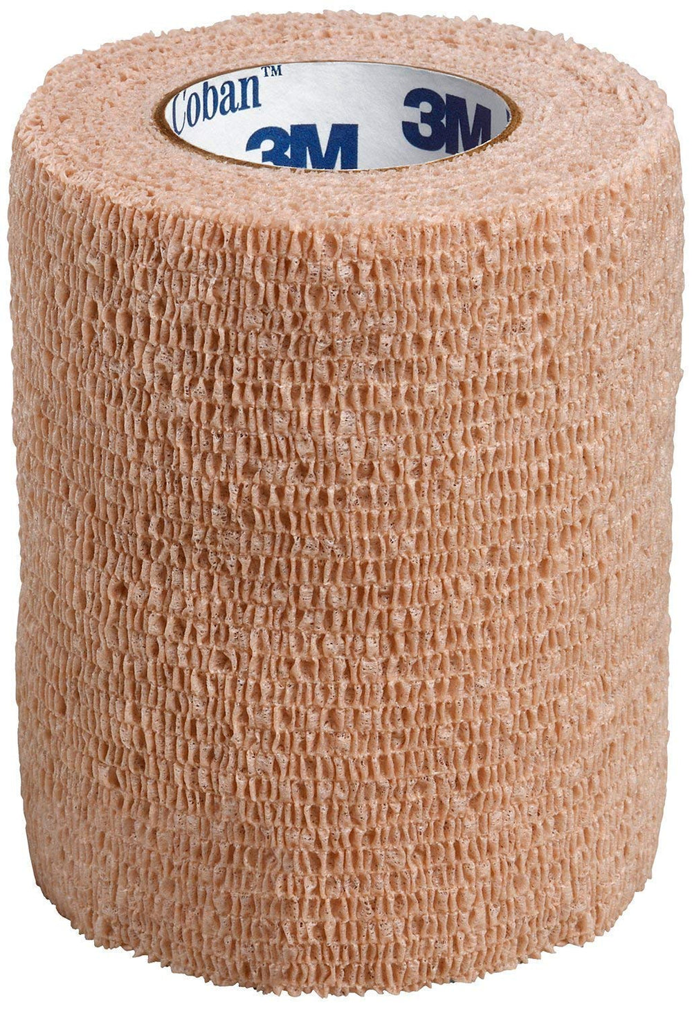 3M Coban elastic self-adherent wrap secures dressings without clips for breathable compression