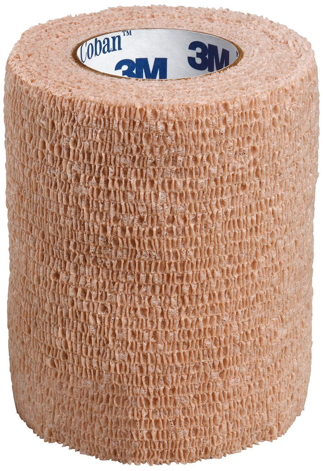 3M Coban elastic self-adherent wrap secures dressings without clips for breathable compression