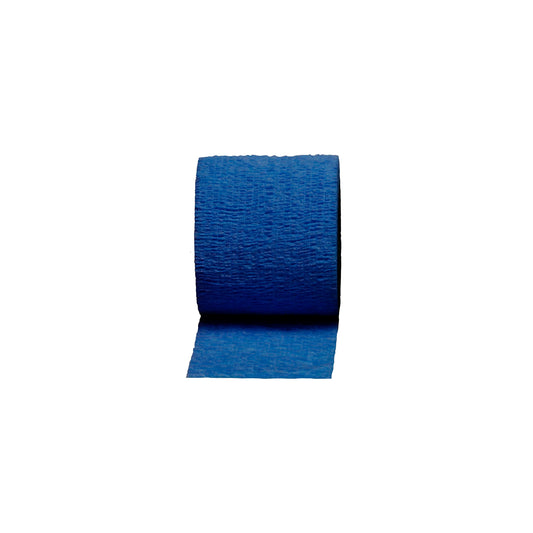 Coban NL blue wrap secures dressings without clips