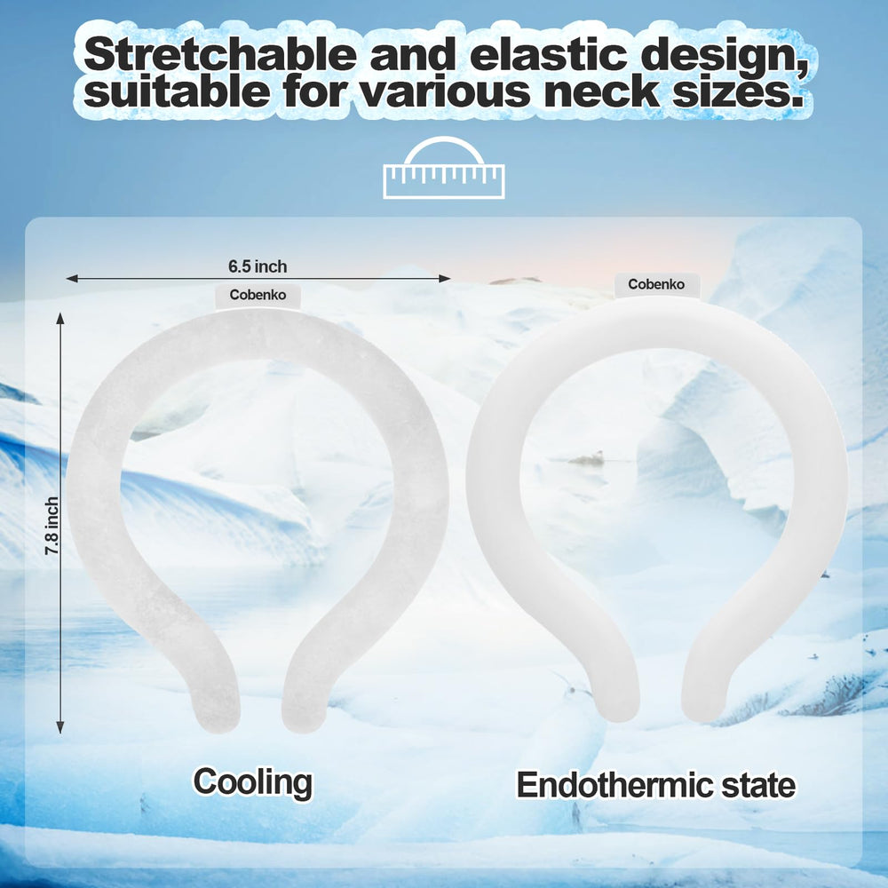 Cobenko liquid PCM ice ring actively cools during workouts.
