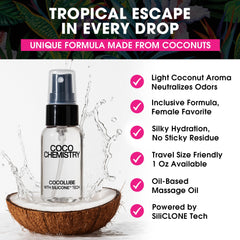 COCO CHEMISTRY Cocolube travel-size 4oz bottle fits journeys and trips