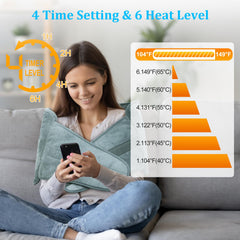 COCOBELA pad offers 6 heat levels for customizable warmth.