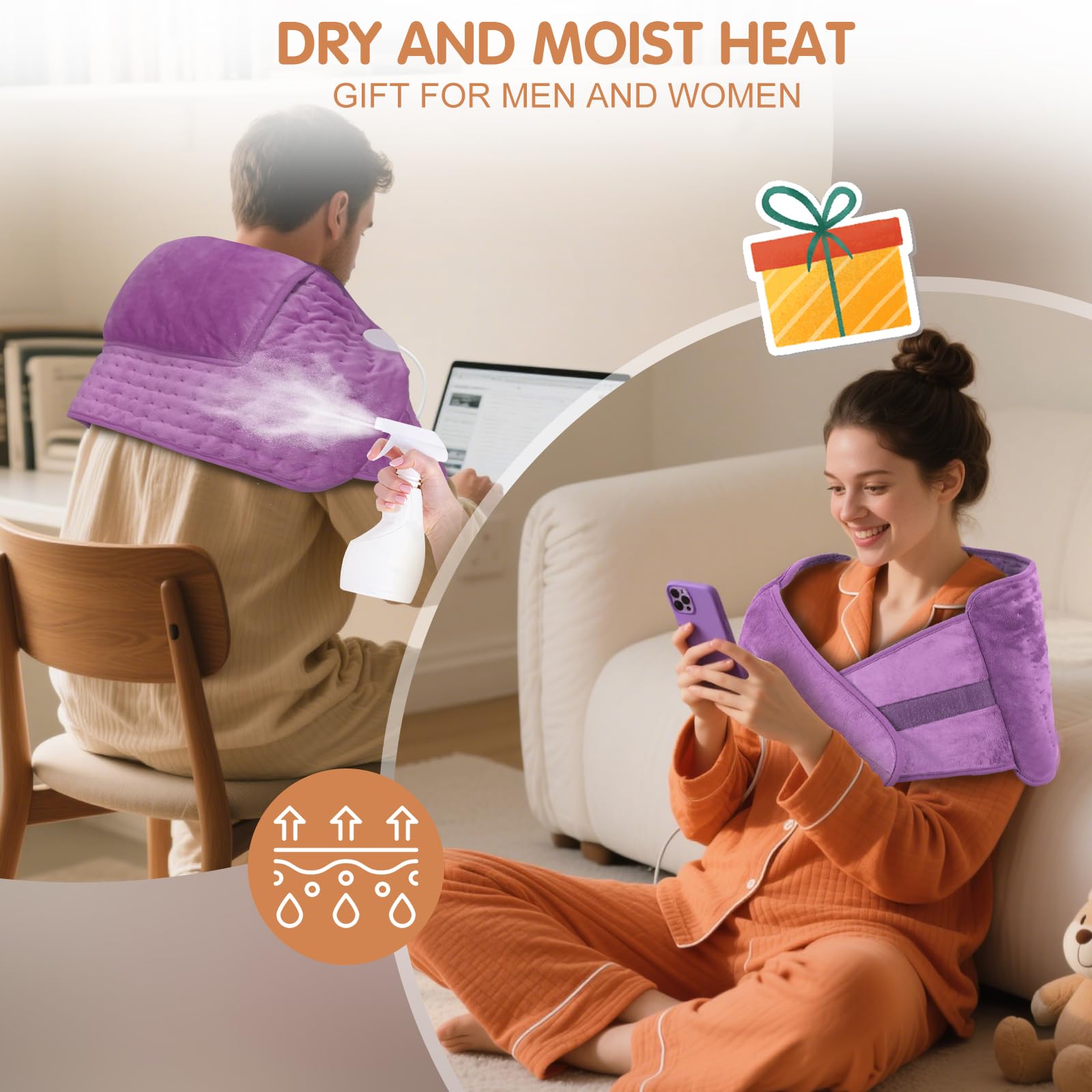 COCOBELA heating pad auto-off controller promotes safe use and convenient sessions.