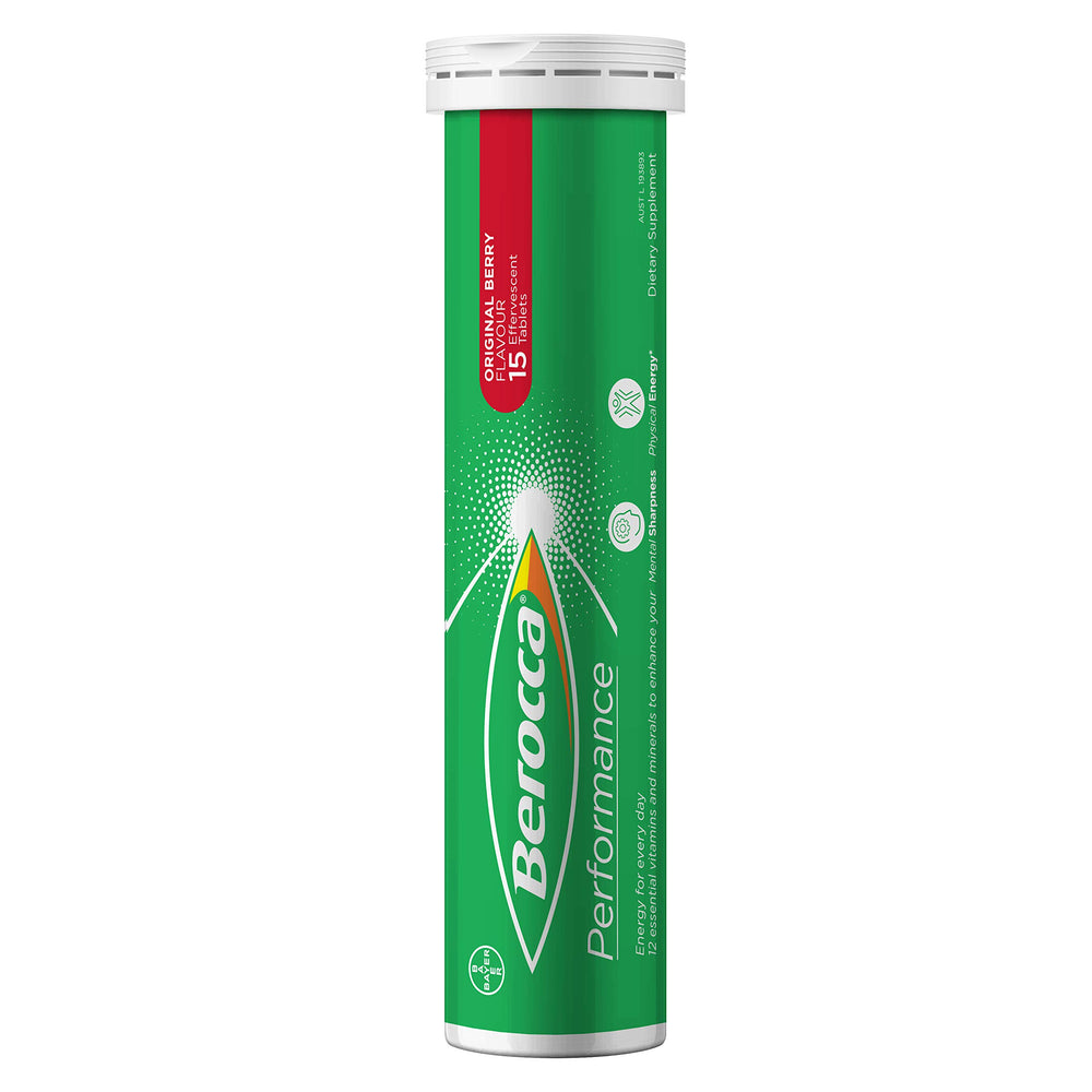 CoCoCherry Berocca Performance mineral visual featuring calcium, magnesium, and zinc