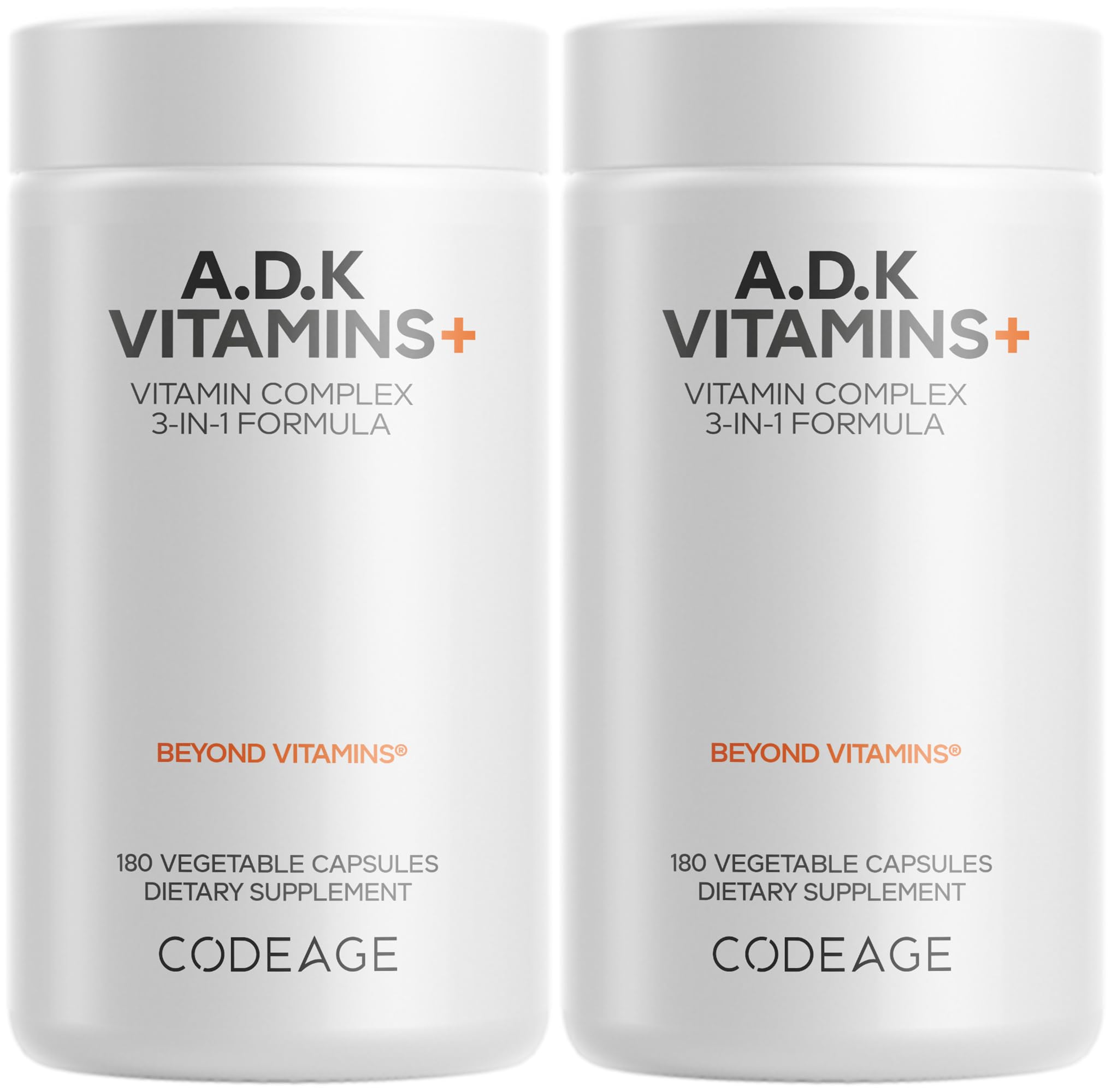 Codeage ADK vitamins bottle for daily wellness routine