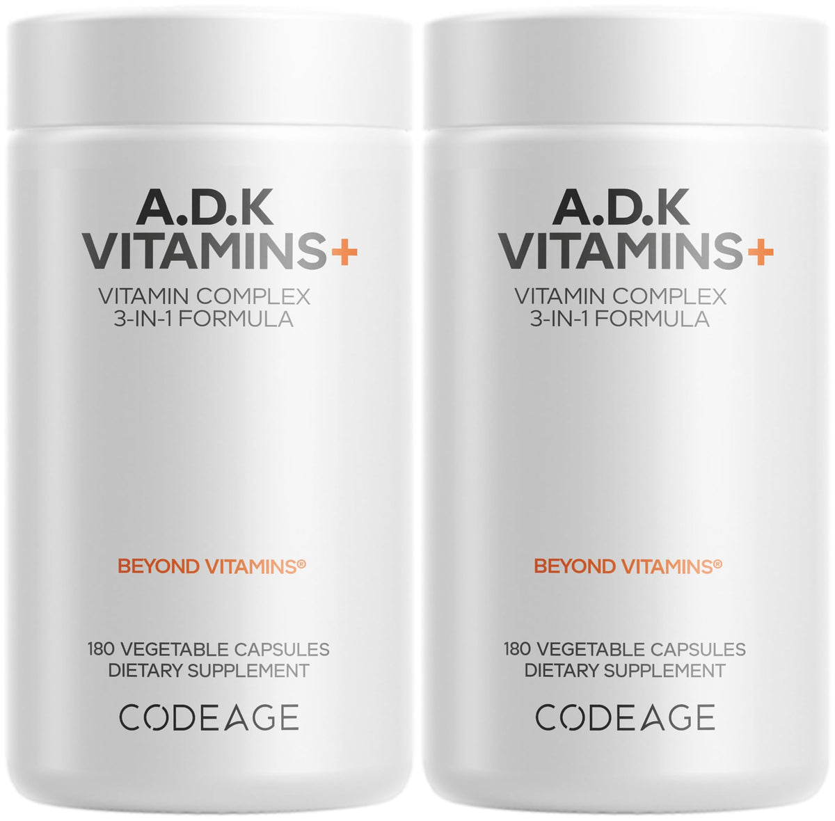 Codeage ADK vitamins bottle for daily wellness routine
