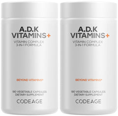 Codeage ADK vitamins bottle for daily wellness routine