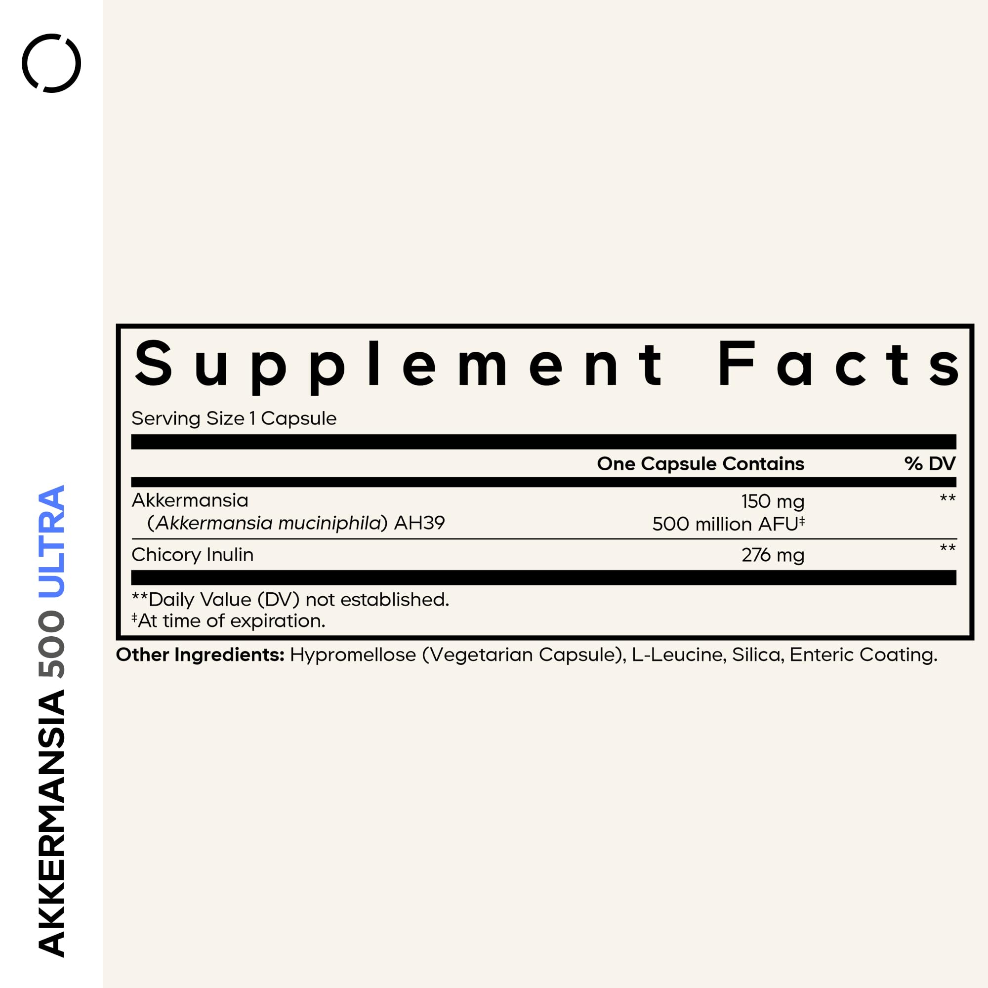 Codeage Akkermansia capsules closeup, vegan and gluten-free lifestyle support.