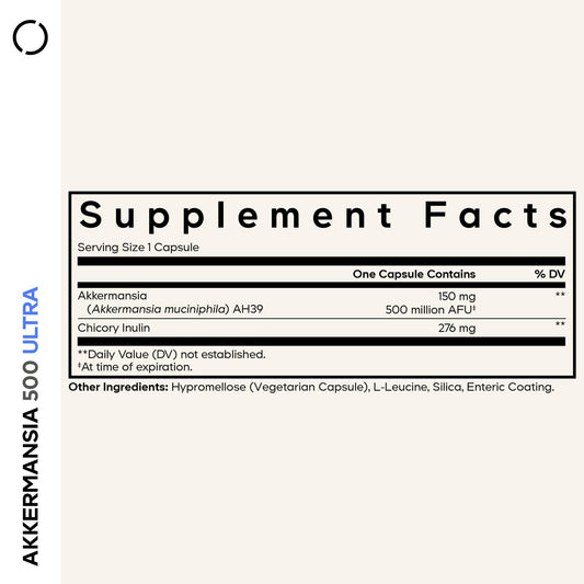 Codeage Akkermansia capsules closeup, vegan and gluten-free lifestyle support.
