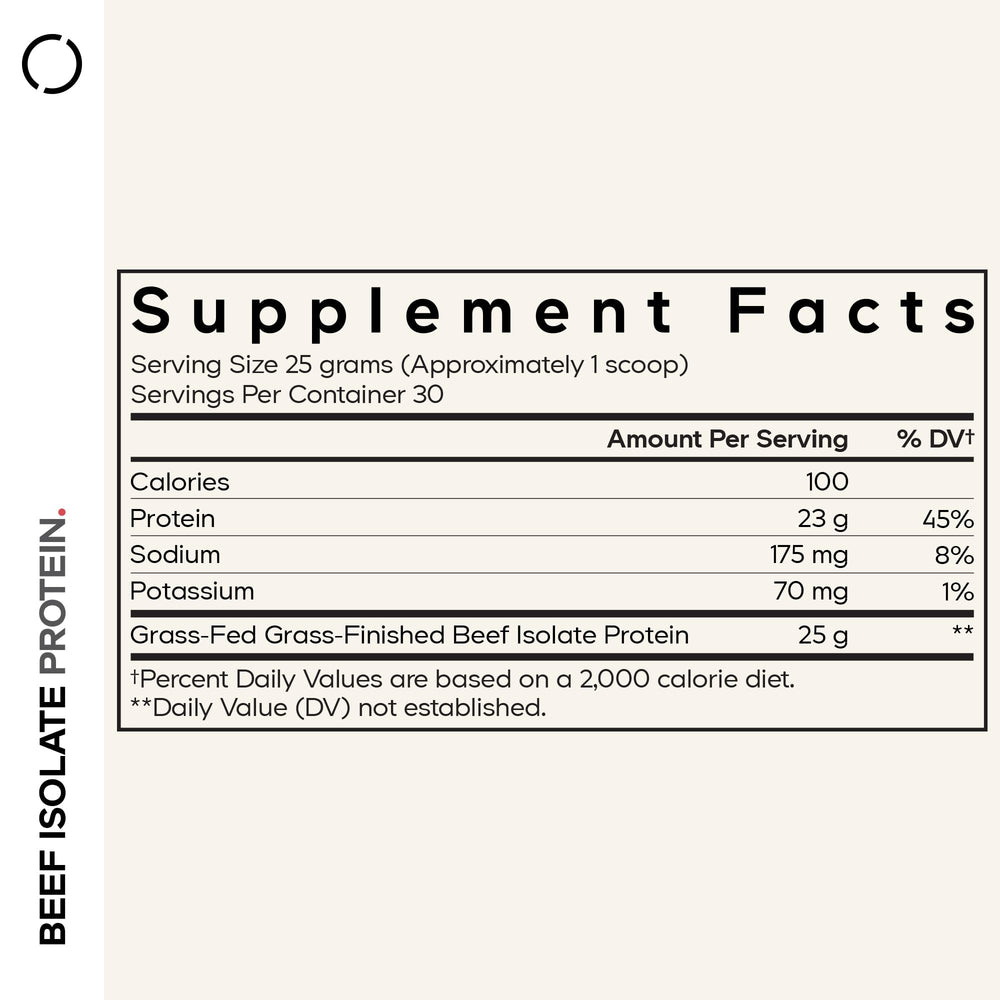 Codeage beef isolate protein unflavored powder ideal for smoothies