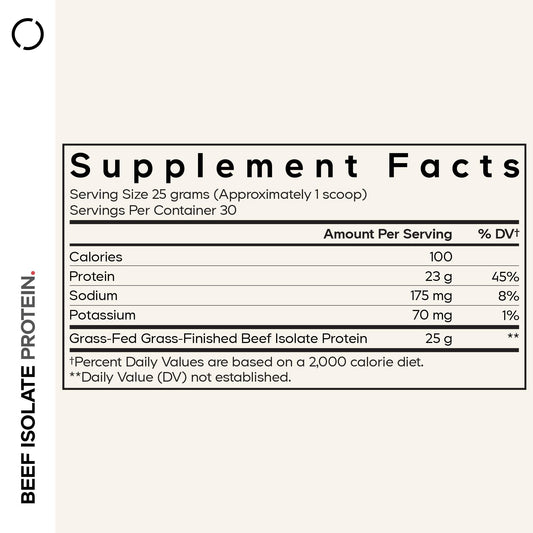 Codeage beef isolate protein unflavored powder ideal for smoothies