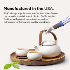 Codeage Bones Vitamins+ bamboo extract closeup emphasizes botanical ingredients.