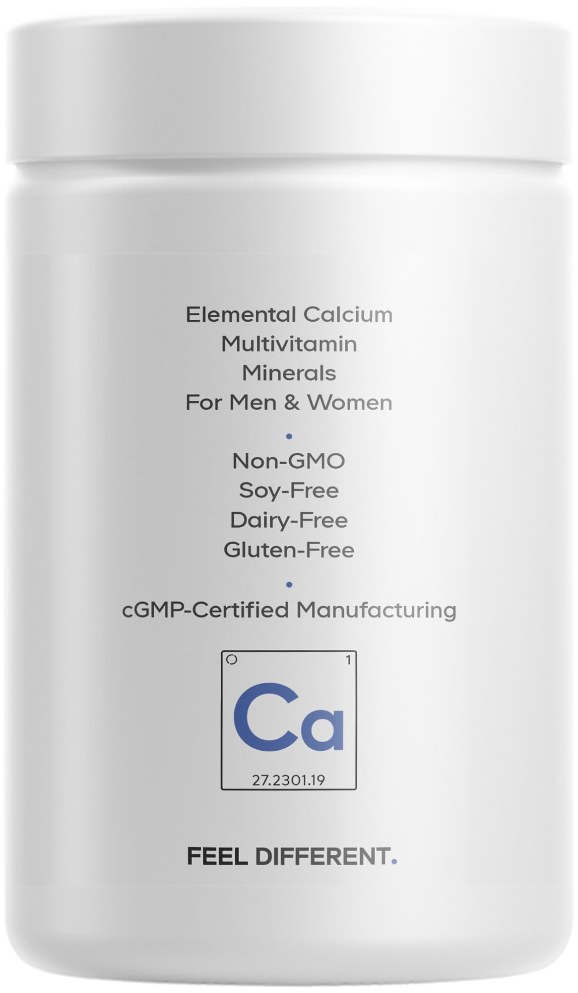 Codeage Calcium Pro+ label graphic highlighting minerals and K2.
