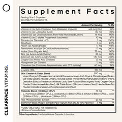 Codeage Clearface pantothenic acid bottle showing essential B vitamins for everyday nutrition