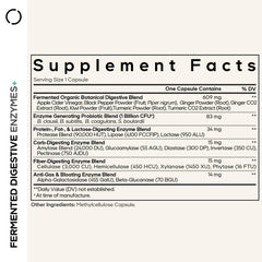 Codeage Digestive Enzymes capsules shown for easy daily supplementation.