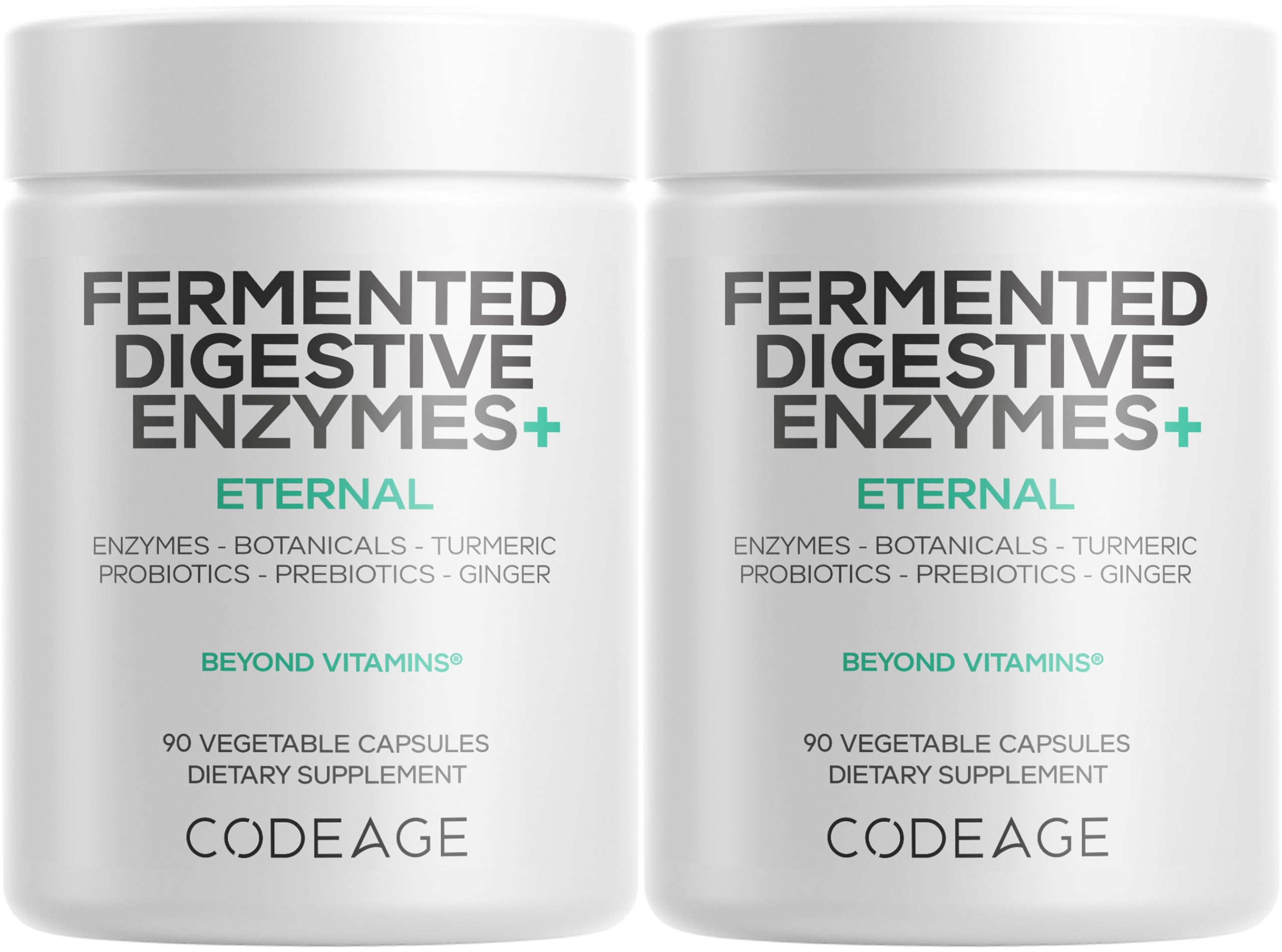 Codeage Fermented Digestive Enzymes bottle ready for daily digestion support.