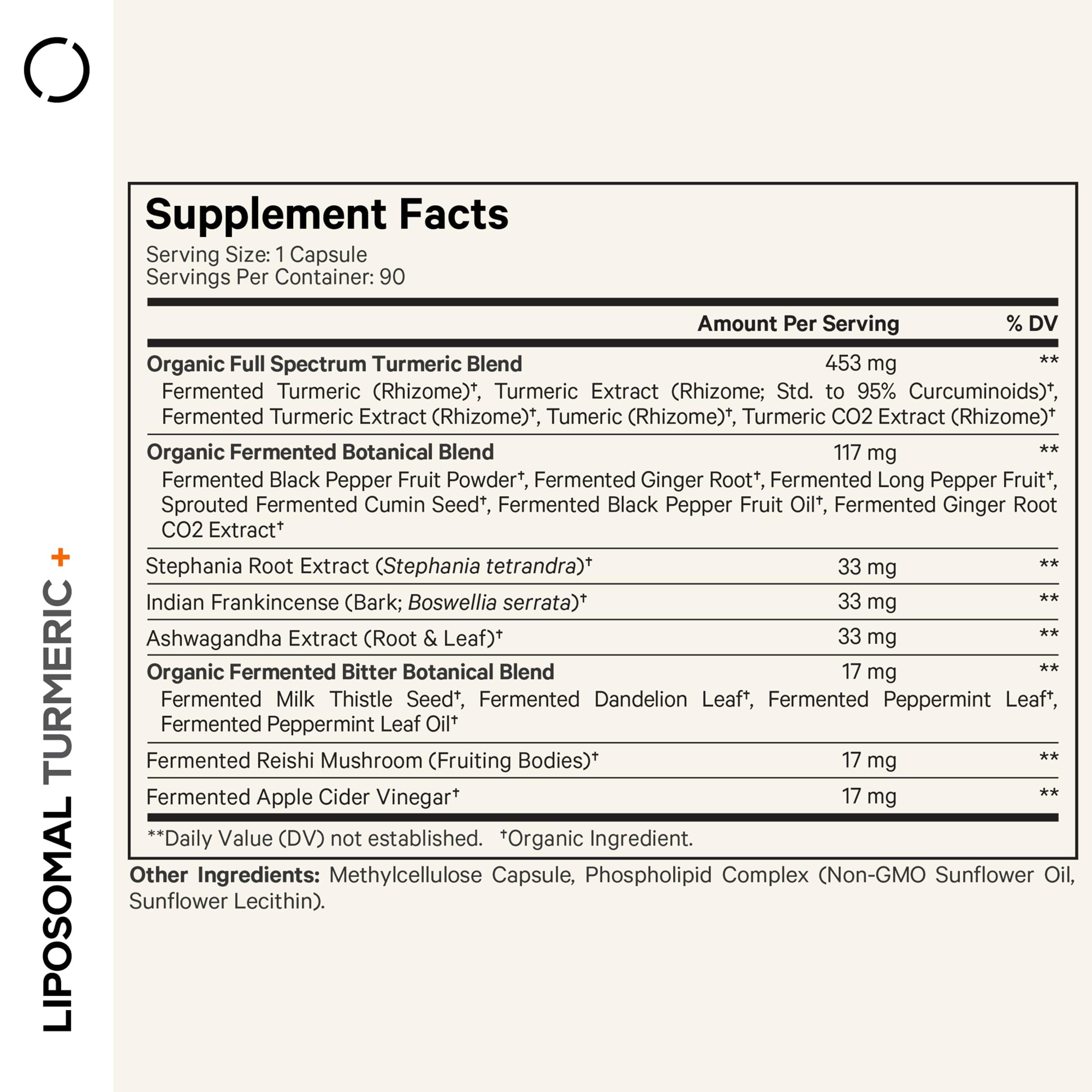 Codeage fermented turmeric capsules close-up highlighting enhanced bioavailability