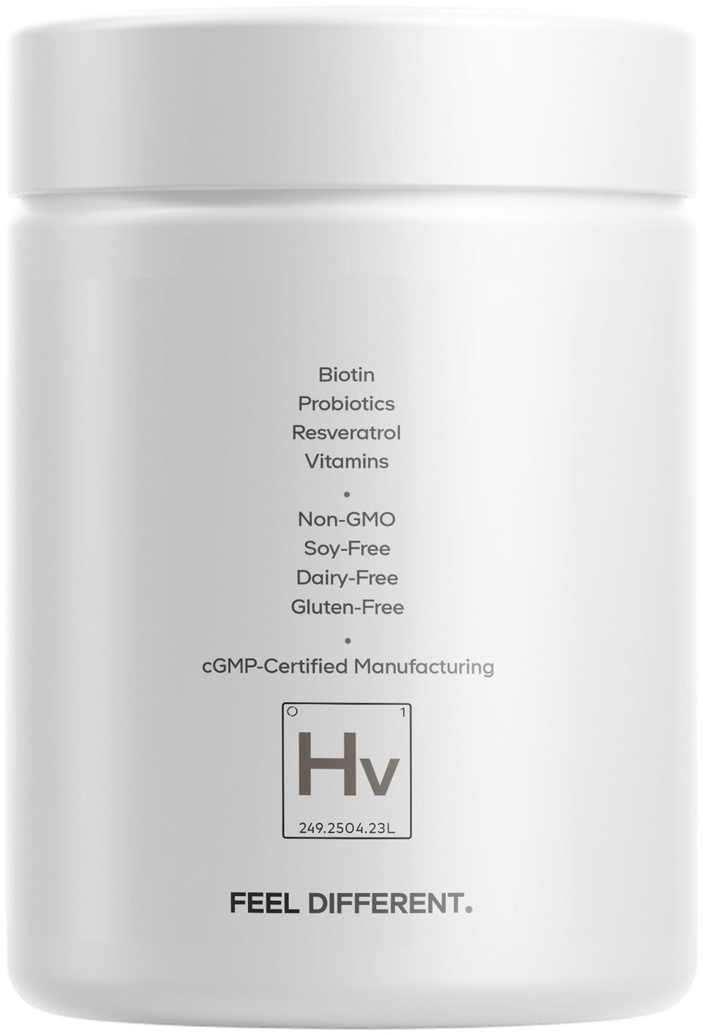 Codeage Hair Vitamins Platinum probiotic capsules detail aiding gut-friendly nutrition