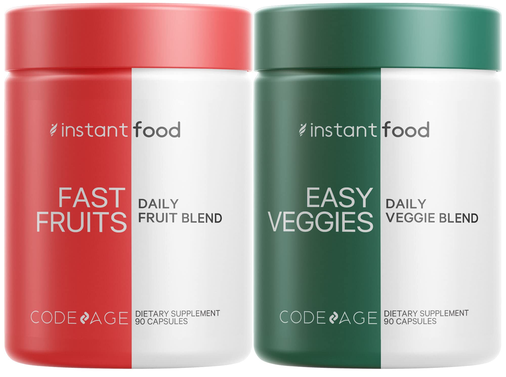 Codeage InstantFood Easy Veggies bundle capsules for everyday vegetable intake