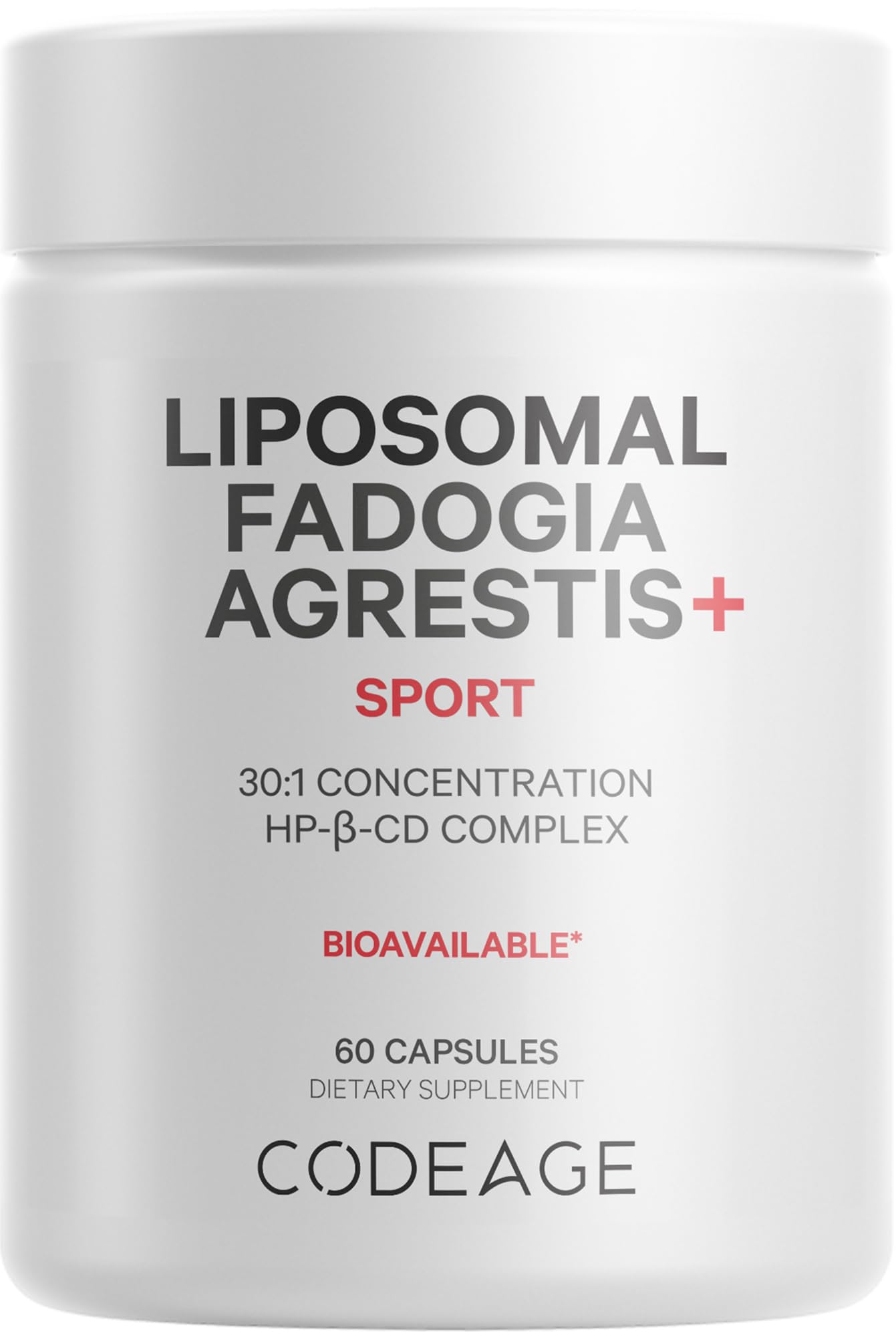 Codeage Liposomal Fadogia Agrestis bottle for daily use.