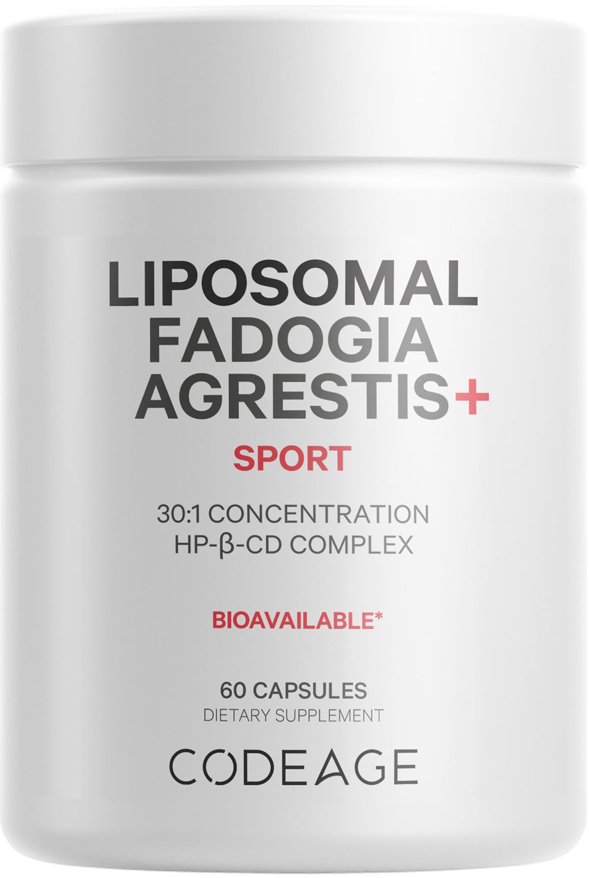 Codeage Liposomal Fadogia Agrestis bottle for daily use.