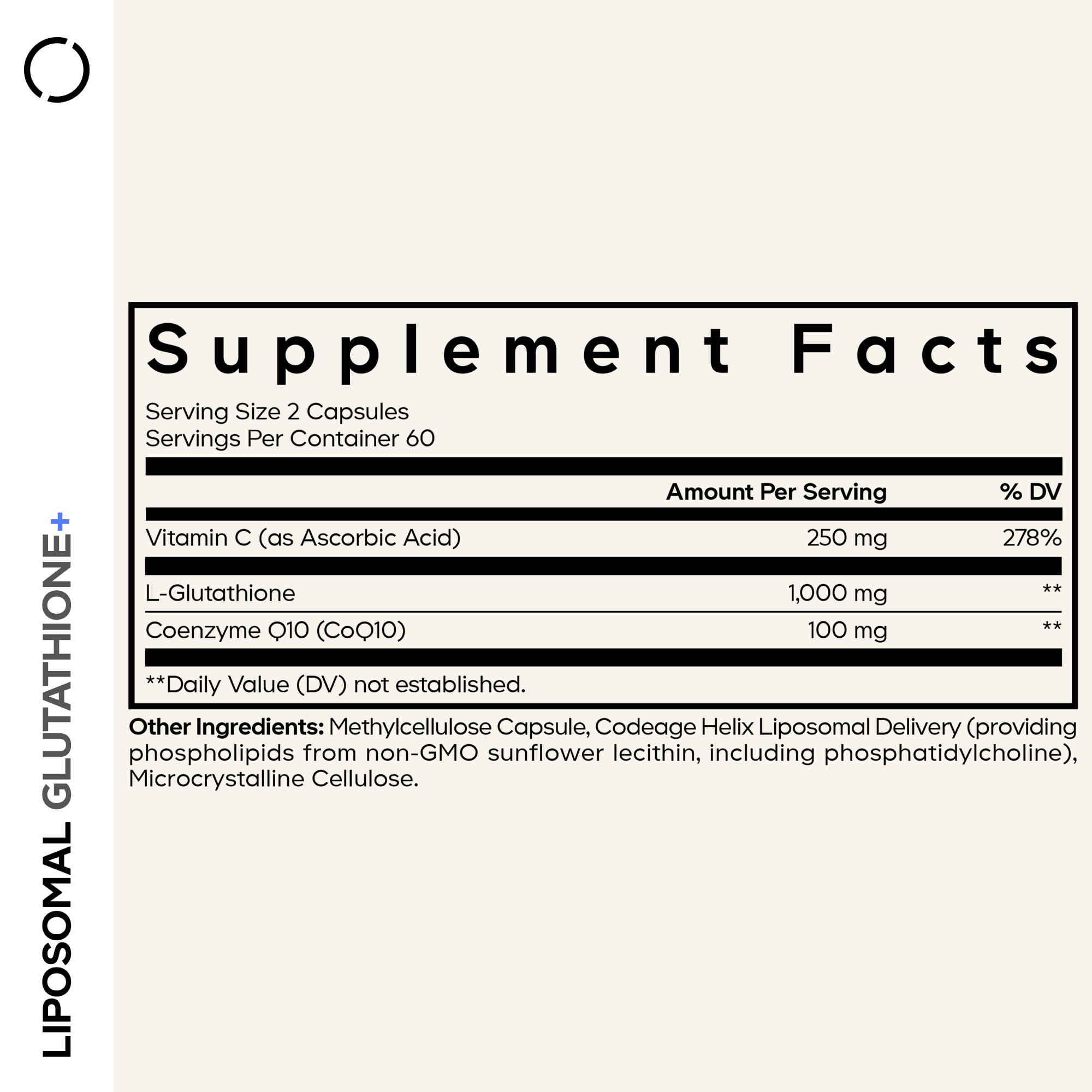 Codeage Liposomal Glutathione+ capsules for convenient daily use