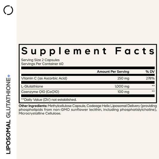 Codeage Liposomal Glutathione+ capsules for convenient daily use