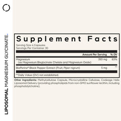 Codeage magnesium glycinate capsules close-up emphasizes vegan and gluten-free formula.