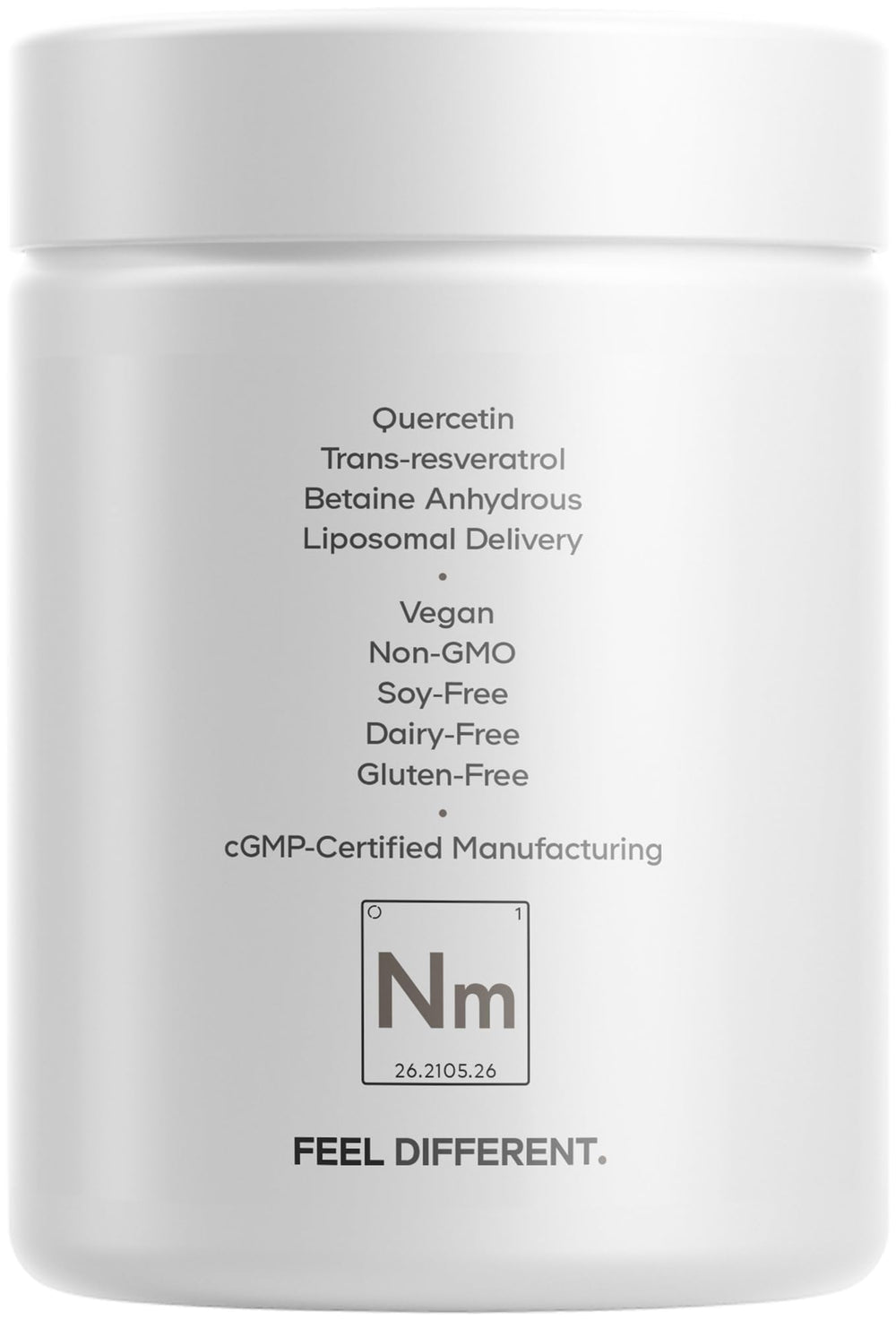 Codeage Liposomal NMN Platinum vitamin B2 and B12 panel.