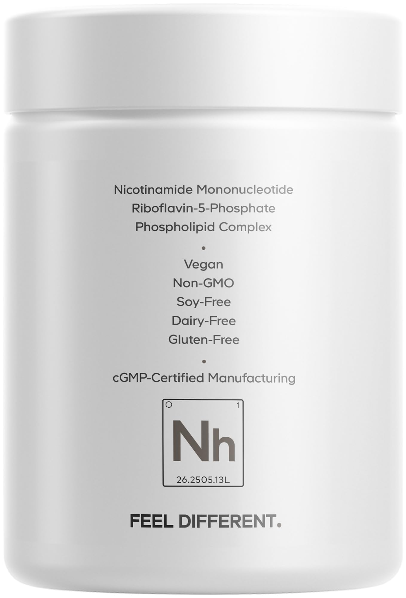 Vegan, dairy-free, gluten-free claim depicted on label