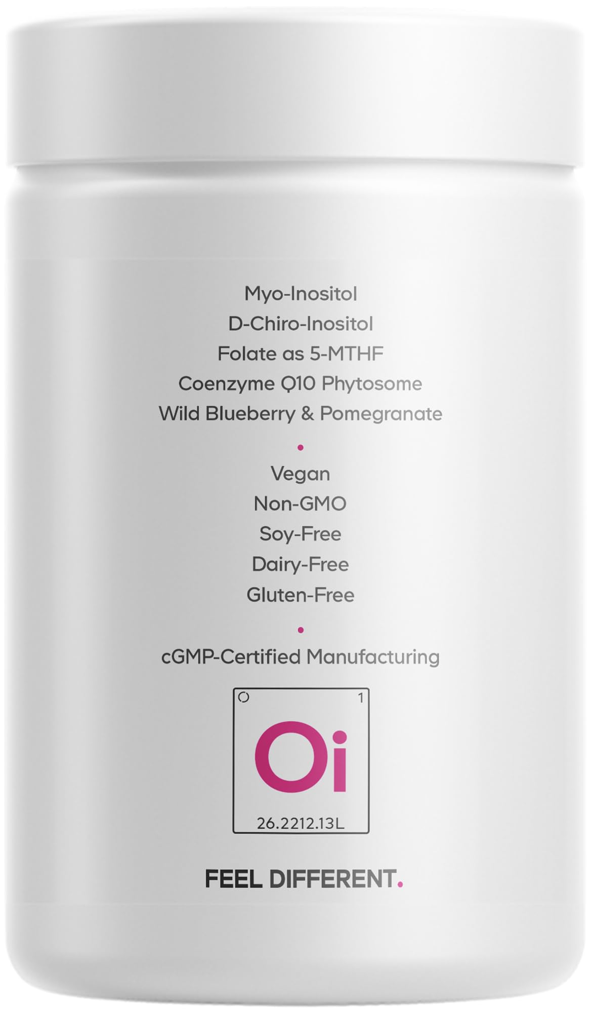 Codeage Liposomal Ovarian Inositol+ capsules ready for a monthly supply