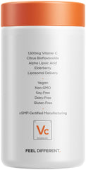 Packaging and testing documentation for Codeage Liposomal Vitamin C