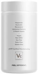 USA-made Codeage Liposomal Vitamin C+ Platinum capsule bottle.