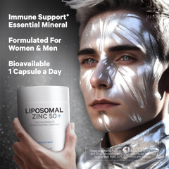 Codeage Liposomal Zinc manufactured in the USA facility photo.