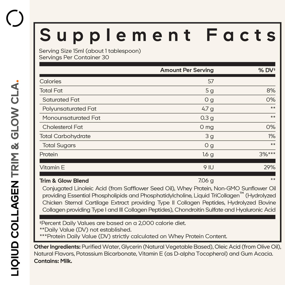 Codeage Liquid Collagen Vanilla pour shows smooth texture for easy mixing.