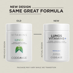 Codeage Lungs fermented milk thistle illustration highlighting herbal fermentation.