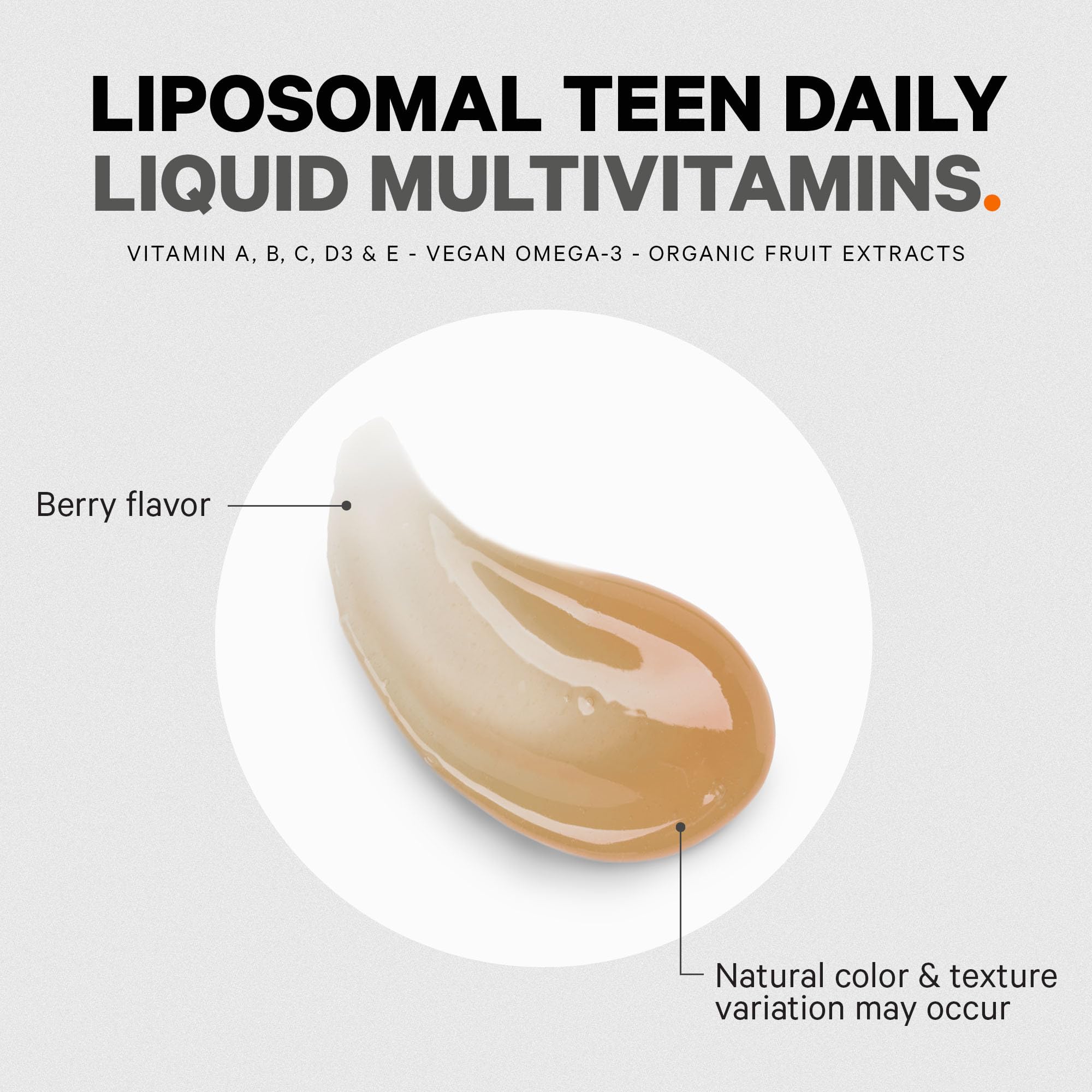 Codeage USA-made vegan non-GMO teen multivitamin packaging.